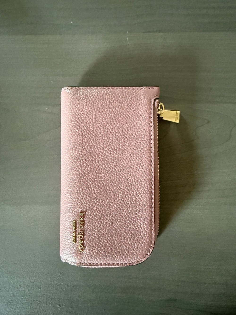 Kate Spade Devin Small Compact Pebbled Wallet - Dusk Rose